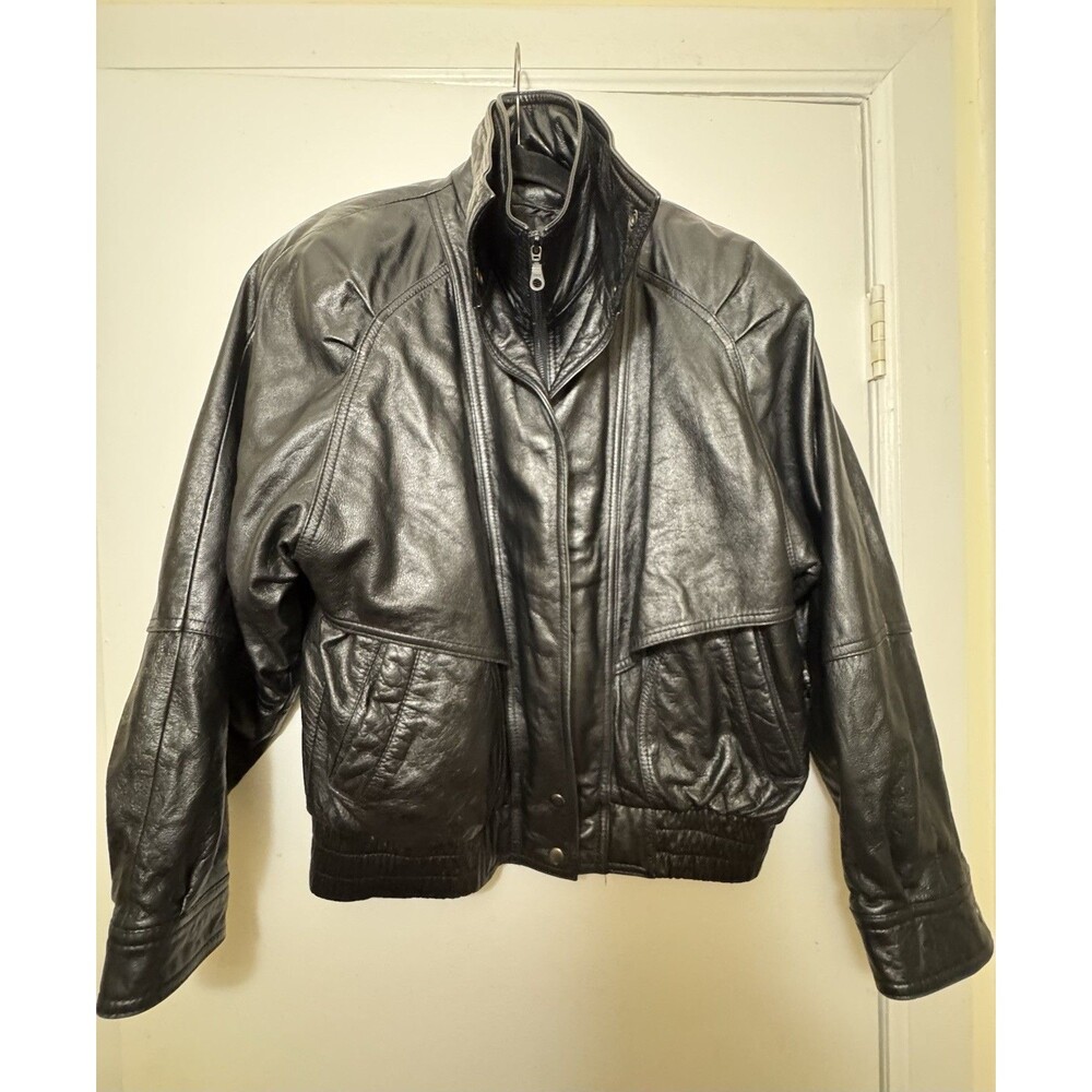 Vintage Wilson Genuine Leather Bomber Jacket Thinsulate Size Small
